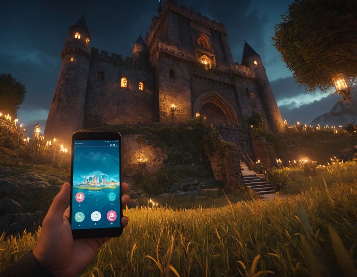 Icon illustrating advanced mobile game development tools